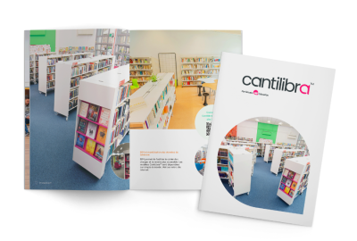 La brochure sur les étagères Cantilibra™