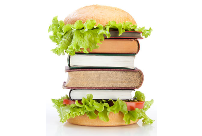 Un burger de livres