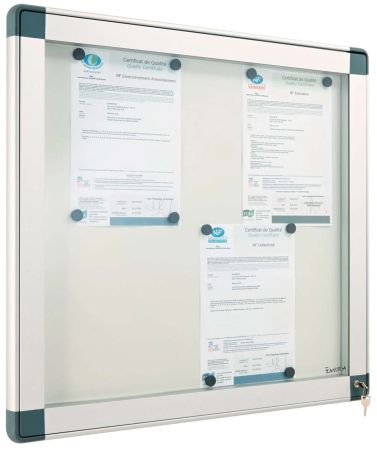 Vitrines Antarès - verre trempé
