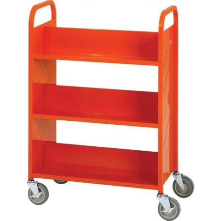 Chariot Demco® LibraryQuiet™ 6 tablettes inclinées
