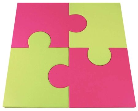 Tapis puzzle carré