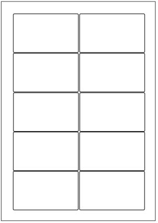 Etiquettes papier PermaPlus® 51 x 76 mm