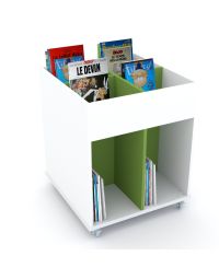 Bac à BD Everna™ mobile 4 cases haut