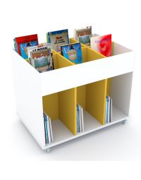 Bac à BD Everna™ mobile 6 cases haut