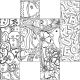 Marque-pages à  colorier - modèle 1 (read)