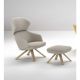 Fauteuil et pouf Eztia