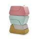 Poufs Batbi empilés