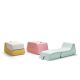 Poufs Batbi fermés et ouverts