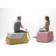 Poufs Batbi discussion en salon