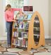 Présentoir modulable pour bibliothèque