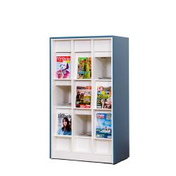 Meuble à périodiques 9 cases Everna™