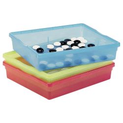 Bacs plastiques plats