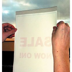 Porte-affiches à fixation automatique