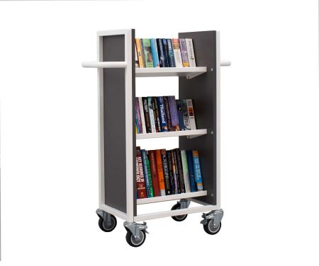 Chariot Cantilibra™ 3 tablettes inclinées étroit