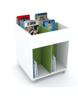 Bac à BD Everna™ mobile 4 cases haut