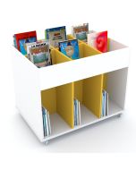 Bac à BD Everna™ mobile 6 cases haut