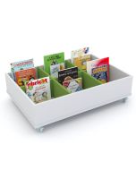 Bac à albums Everna™ mobile 6 cases bas