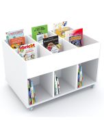 Bac à albums Everna™ mobile 6 cases moyen